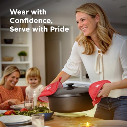 Silicone Pot Holders (Red)