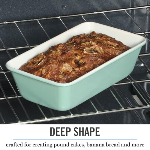 Gallen 9 Inch Nonstick Carbon Steel Loaf Pan (Teal / 9" Loaf Pan)