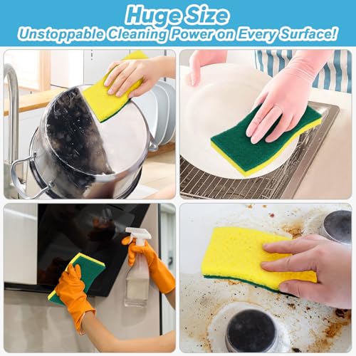 XL Scrub Sponges Kitchen 24Count (24 Count)