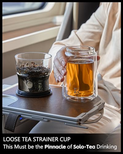 Glass Infuser Teapot (07-Black Dragon / 9oz)