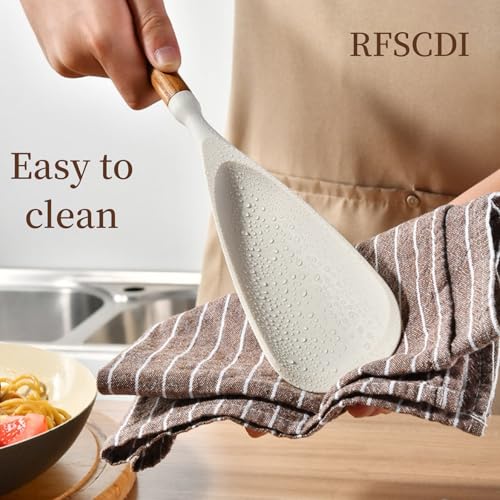 White Silicone Cooking Utensils Set (Cream White)