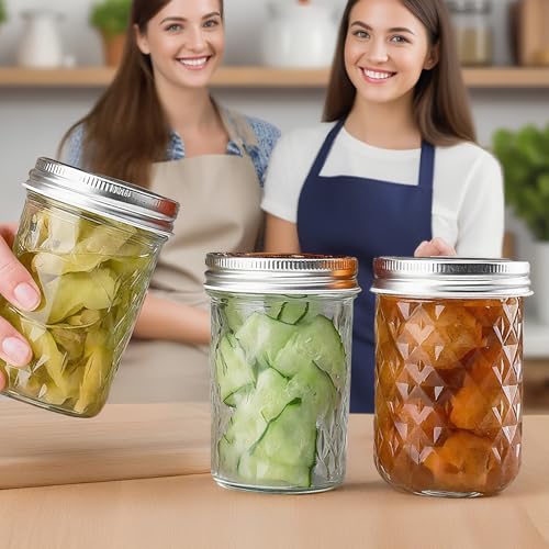 12oz Glass Mason Jars 6 Pack (12oz)