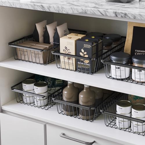 2 PACK】Wire Baskets for Organizing
