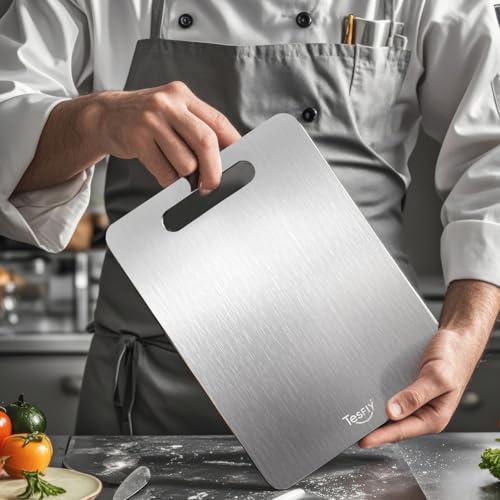 2 Pack Titanium Cutting Board (L:15*11 Inches)