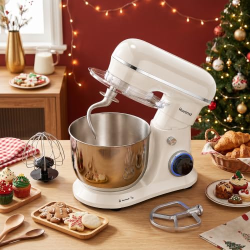 4QT Electric Stand Mixer (Beige)