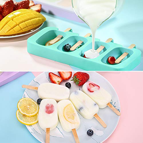 Popsicle Molds Set of 2 (Purple, Green)