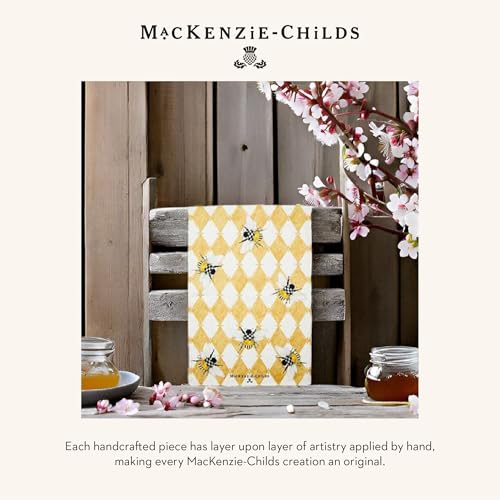 Cotton Dish Towel (Honeycomb With Bees / 1-Pack)