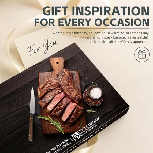 Steak Knives Set of 6 (4.8 inch)