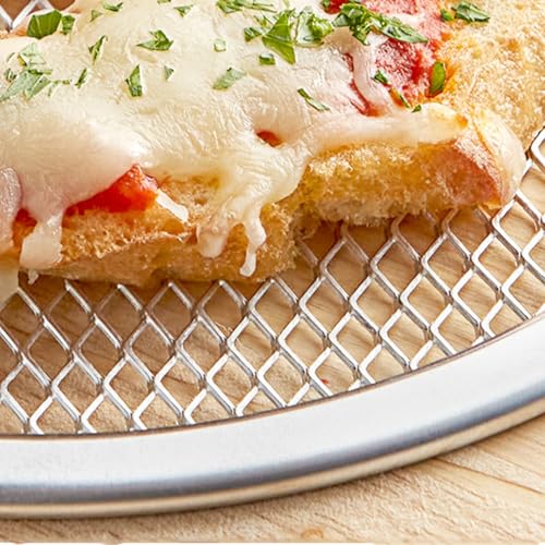 Pizza Screen 10 Inch 2 Pack Aluminum Pizza Pan Restaurant (10 inch Pizza Screen)