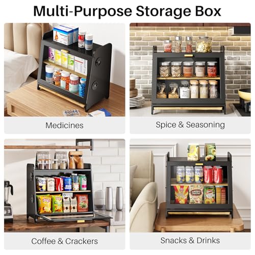 Airtight Bread Box for Kitchen Countertop