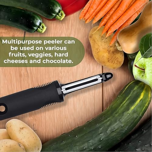 Vegetable Peeler (Standard / Black/Silver-01)