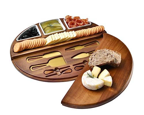 Large Acacia Wood Cheese Board (Medium 15" with Engraving)