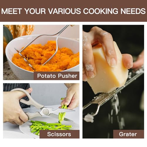 Kitchen Utensils Set (Khaki)
