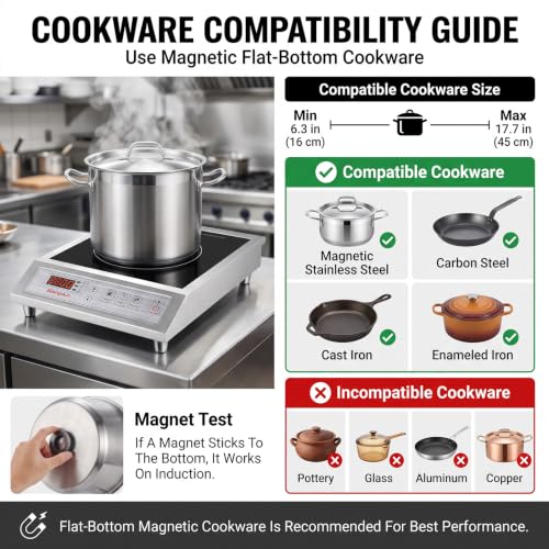 Commercial Induction Cooktop
