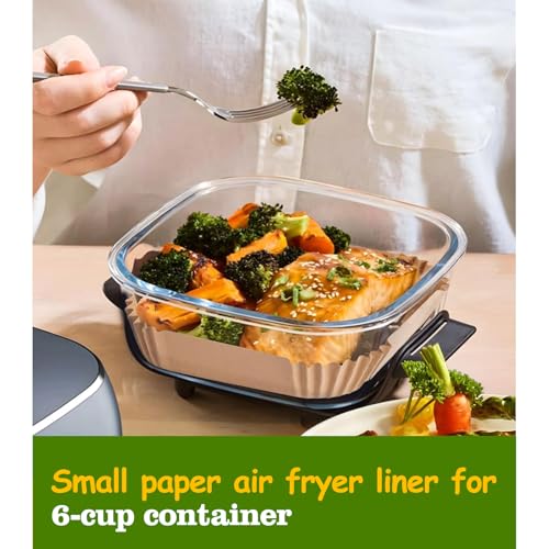 Air Fryer Liners for Ninja Crispi Air Fryer (5.5''+7.5''Square)