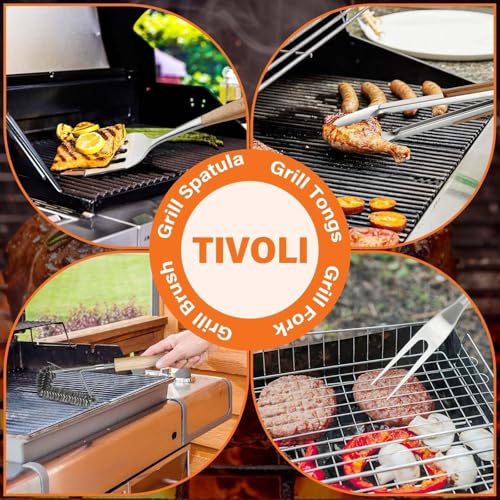 4PCS Grilling Accessories Set (17.8IN)