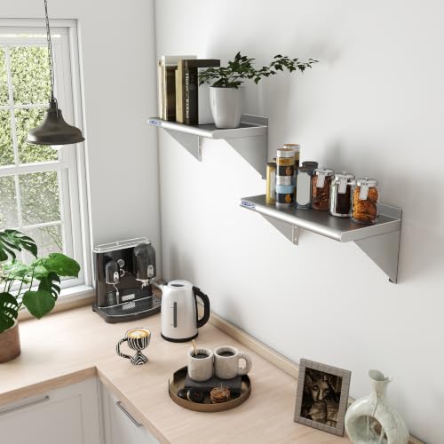 HARDURA Stainless Steel Shelf 12" X 24" (12" x 24"-2 PACKS)