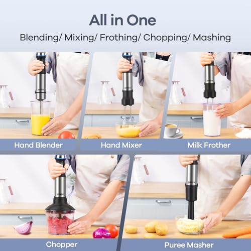 Immersion Blender Handheld (Black)