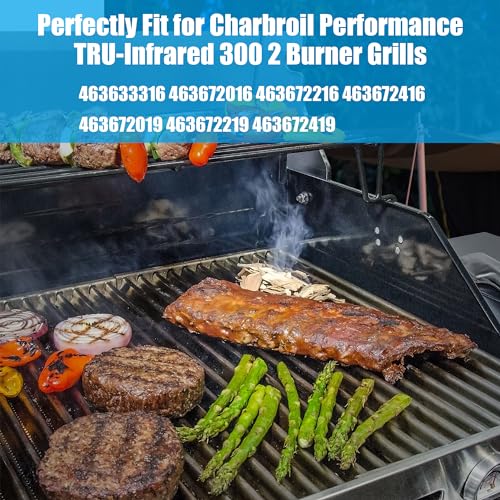 Grill Replacement Parts for Charbroil Performance TRU (17'' x 8 14/16'' Emitter Plate Kit-2)