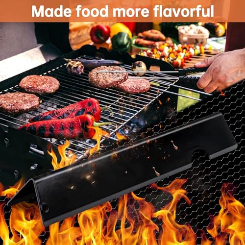 Porcelain Enameled Grill Flavorizer Bar BBQ Gas Grill Replacement Parts for Weber Genesis II 300 Series E (Porcelain Steel 3+5)