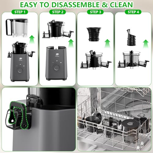 Cold Press Juicer Machines (Grey)