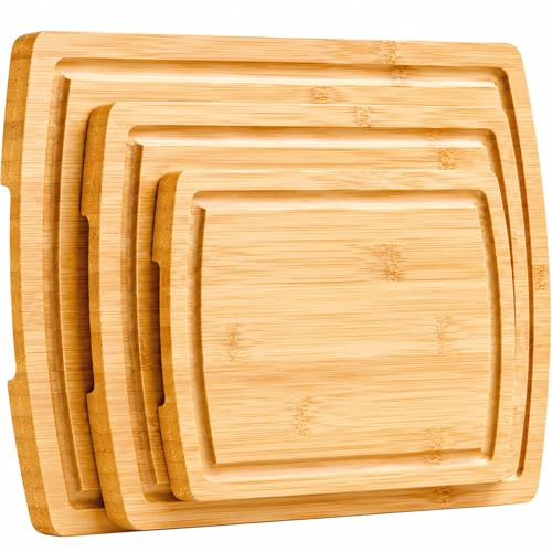 Non Toxic Cutting Boards for Kitchen (3-Piece)