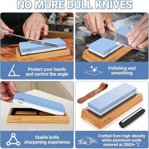 Knife Sharpening Stone Set (Multicolor)