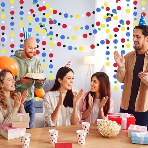 10 Pieces Dot Garland Banner Hanging (Classic Color)