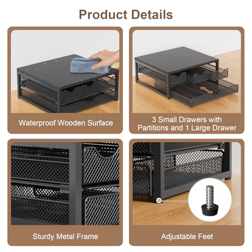 Coffee Pod Holder For Counter (Black)