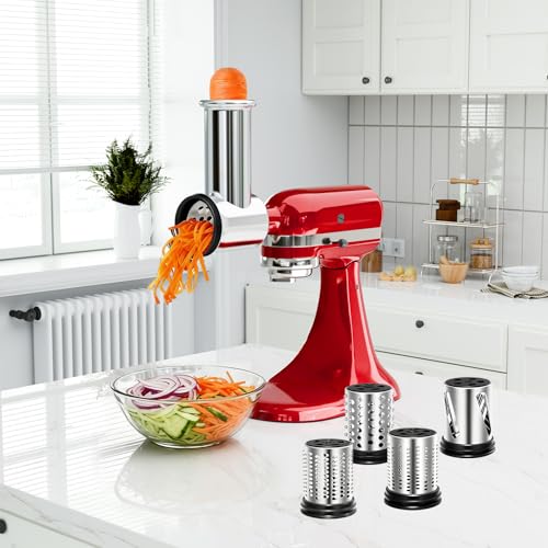 Slicer Shredder Attachments for Stand Mixers (Slicer Shredder-4pcs)