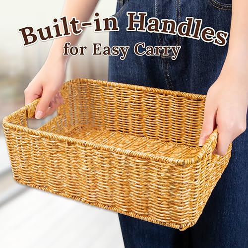 WeeNest Baskets for Storage (Amber)
