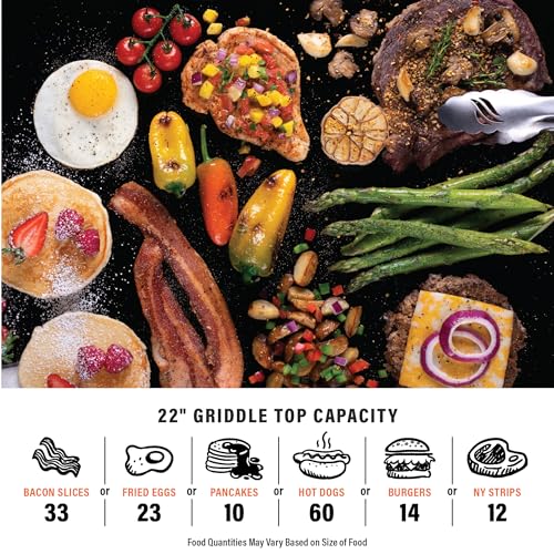 1813 Original 22" Tabletop Griddle with Hood (2024 Model)