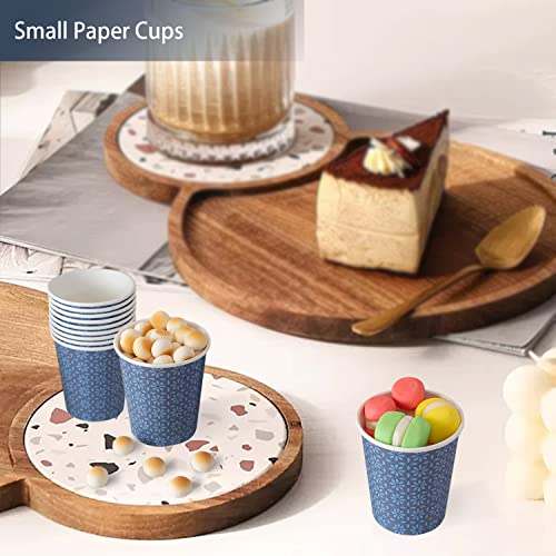 300 Pack 5 oz Paper Cups Disposable Bathroom Mouthwash Cups Navy (Navy / 5 oz-300)