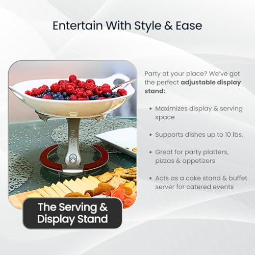Pot Lid Holder While Cooking (Flame Red)
