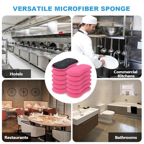 Dish Sponge 12 PK (Pink)
