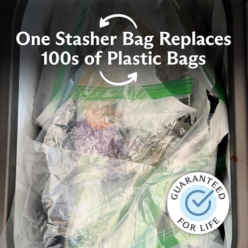 Premium Reusable Silicone Food Storage Bags (Clear)