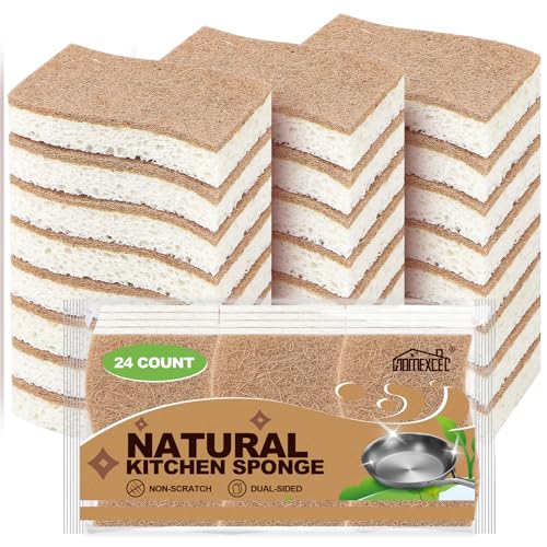 Kitchen Dish Sponges (Brown-s Shape)