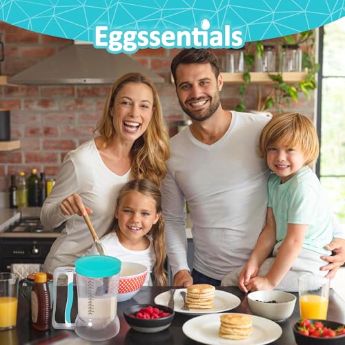 Pancake Dispenser for Batter (Teal / 4 Cup Capacity)