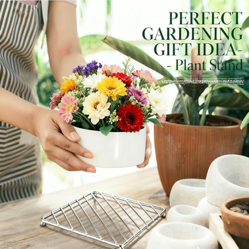 3 Pcs Stainless Steel Trivets Heat Resistant Insulated Hot Pads Table Dish Mat Tableware Placemat Dining Table Decor Hot Pads Cooking and Baking Pans Holder Air Fryer Oven Cookie Cooling Racks