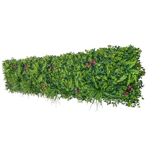 Artificial Plant Wall (Mixed Leaf / 20*20IN 12Pcs)