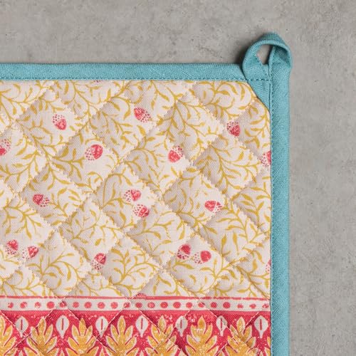 Pot Holders 100% Cotton Potholders (122 - Carpo / 8" x 8" (Pot Holder Pack of 1))