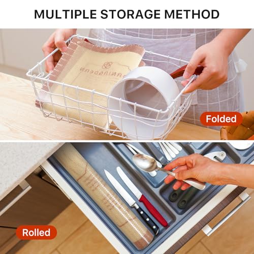 26"x16" Extra Thick Silicone Baking Mat for Pastry and Bread