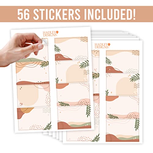 Self Adhesive Name Tags Sticker (Boho Neutral)