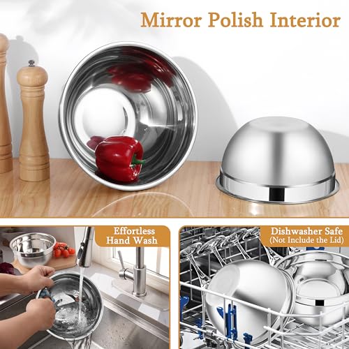 Mixing Bowls with Visible Lids (6 Count)