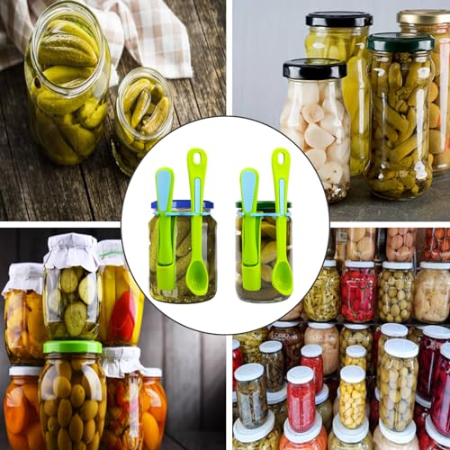 2 Pack Olive Spoon & Pickle Fork Grabber Tool