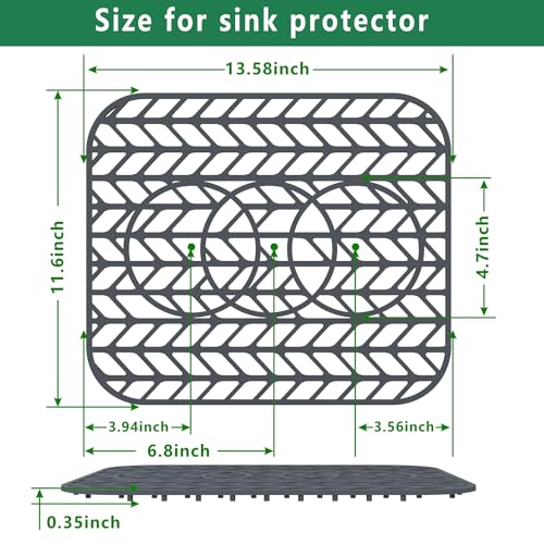 Sink Protectors for Kitchen sink (2 Count)