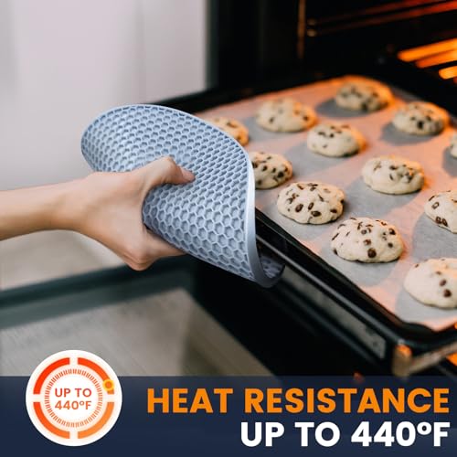 Silicone Trivet Mats 4 Heat Resistant Pot Holders Multipurpose Non