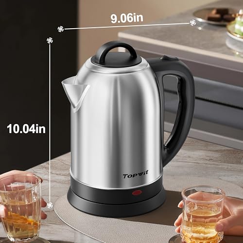 2.5L Large Electric Kettle (silver)