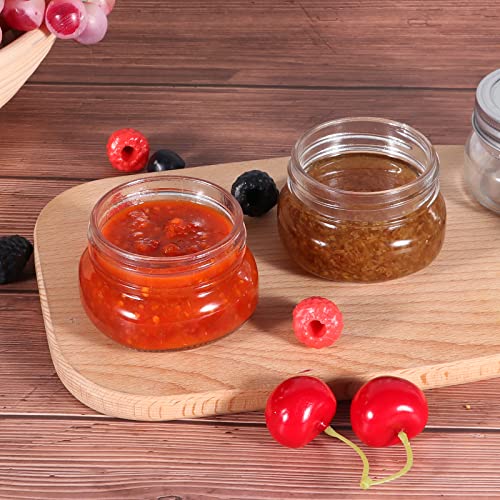 24 Pack 4 oz Glass Mason Jars (4oz,24 Pack)
