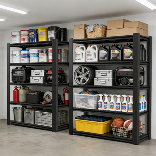 5 Tier Heavy Duty Garage Shelving (5T 35"W x 15.7"D x 72"H)